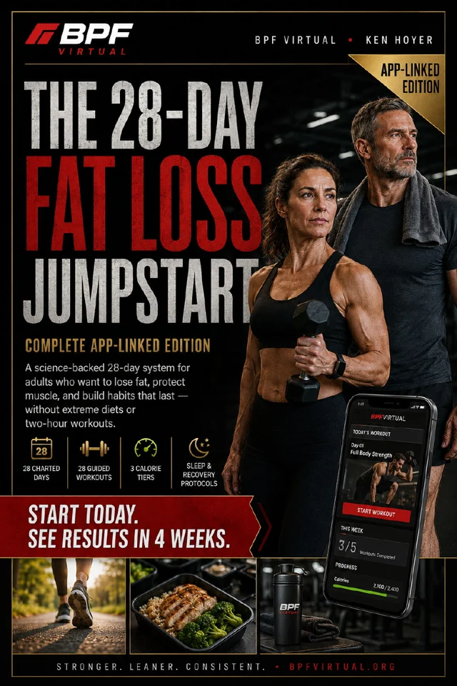 The 28-Day Fat Loss Jumpstart interactive PDF cover