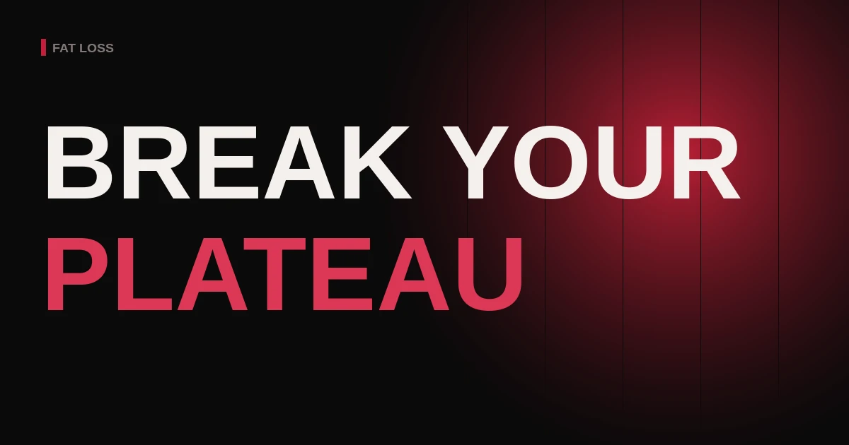 Weight Loss Plateau Women Over 40