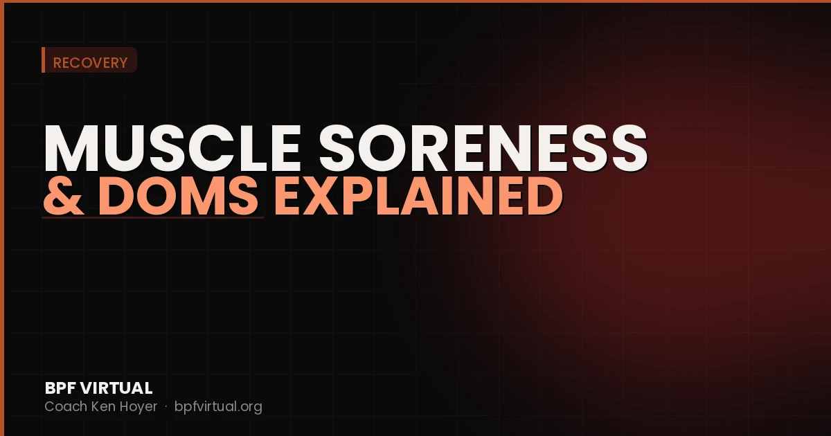 Why Are Your Muscles Sore After Working Out? DOMS Explained