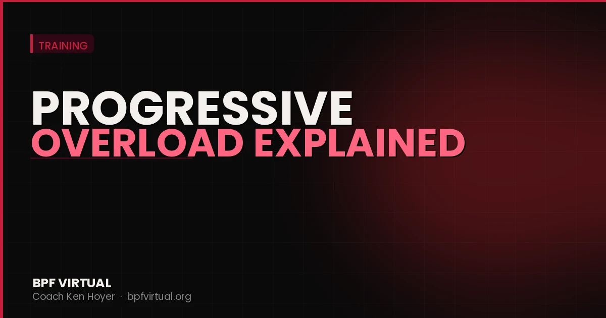 Progressive Overload: The Only Thing That Actually Builds Muscle