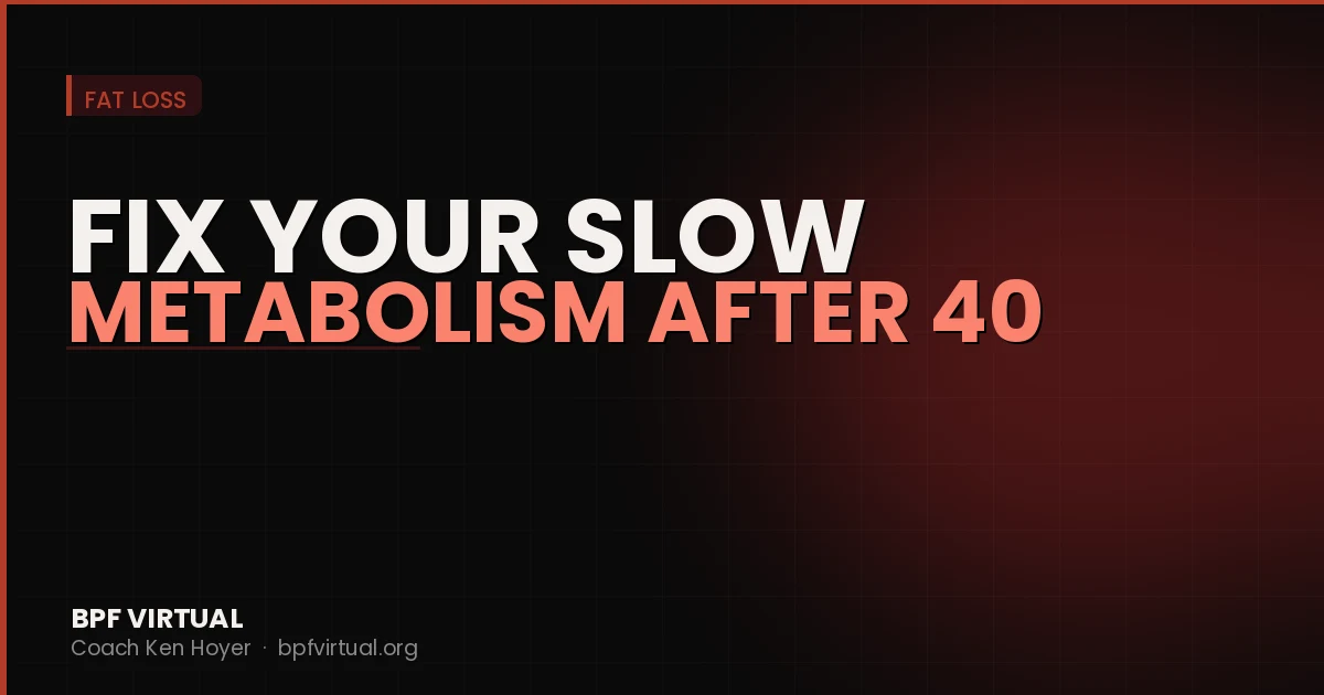 How to Fix a Slow Metabolism After 40