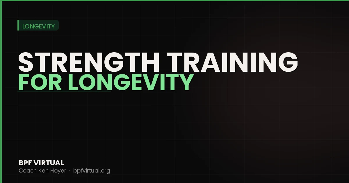How to Train for Longevity After 40