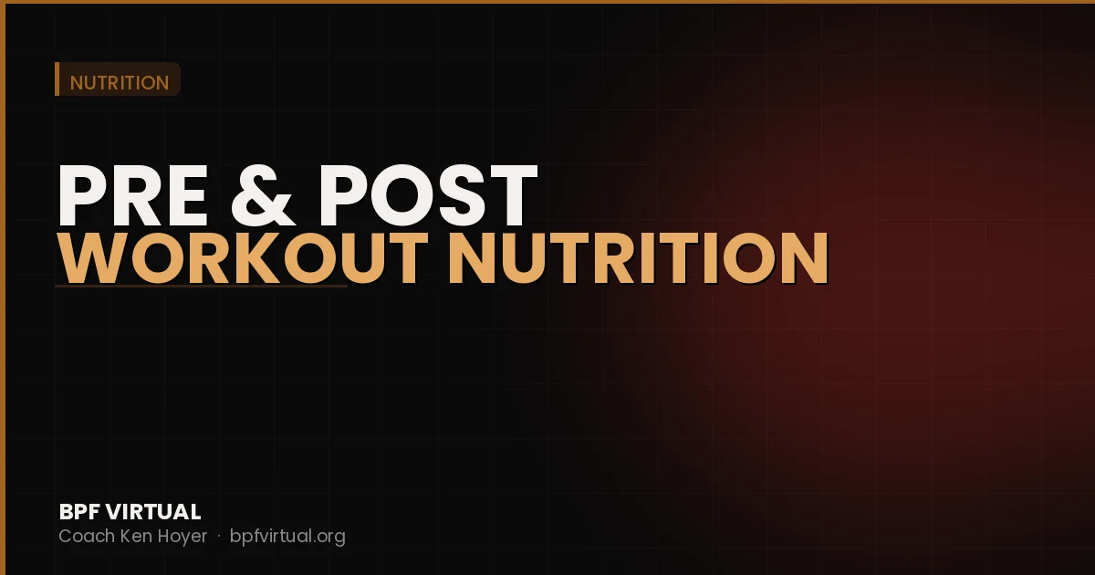 What to Eat Before and After a Workout