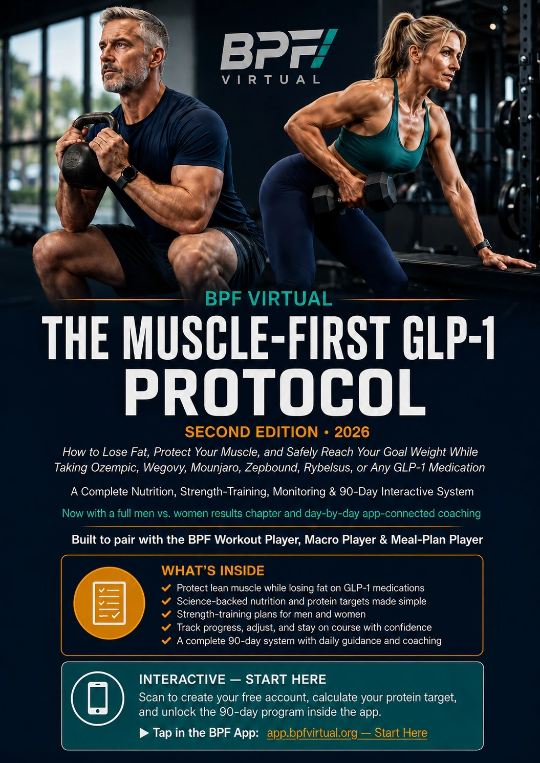 The Muscle-First GLP-1 Protocol interactive PDF cover